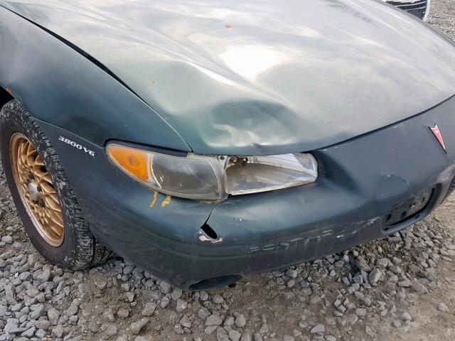 1G2WJ52K5WF214169 - 1998 PONTIAC GRAND PRIX GREEN photo 9