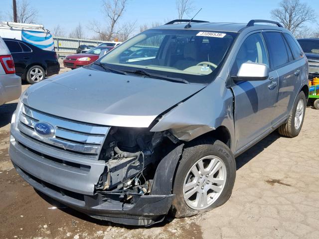 2FMDK38CX7BB29248 - 2007 FORD EDGE SEL SILVER photo 2