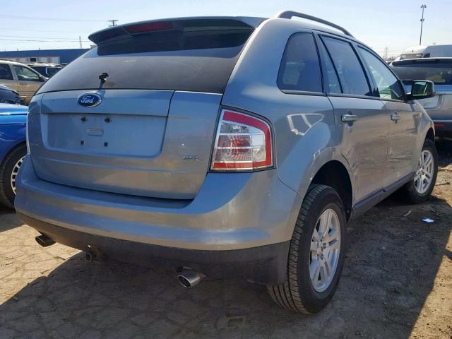 2FMDK38CX7BB29248 - 2007 FORD EDGE SEL SILVER photo 4