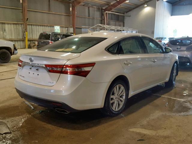 4T1BK1EB1FU160775 - 2015 TOYOTA AVALON XLE WHITE photo 4