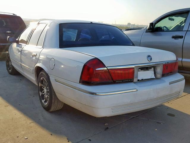 2MEFM74W9XX718856 - 1999 MERCURY GRAND MARQ WHITE photo 3