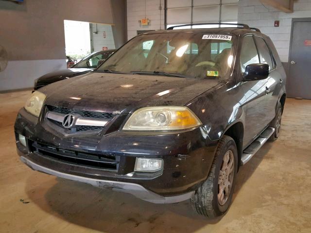 2HNYD18896H542641 - 2006 ACURA MDX TOURIN BLACK photo 2