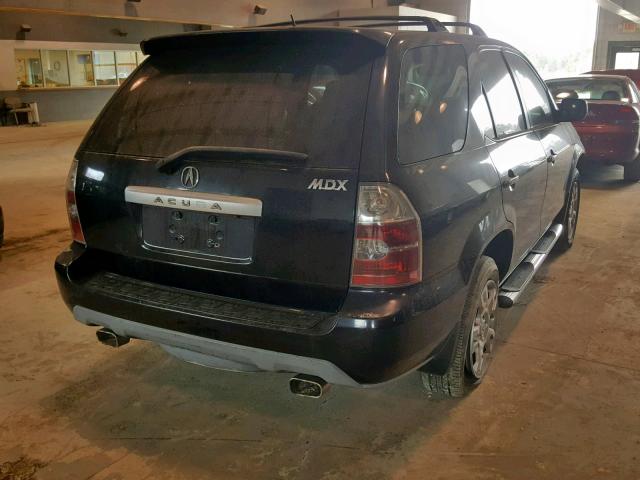 2HNYD18896H542641 - 2006 ACURA MDX TOURIN BLACK photo 4