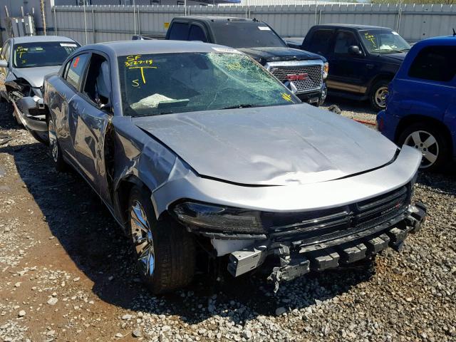 2C3CDXHG2HH523320 - 2017 DODGE CHARGER SX SILVER photo 1