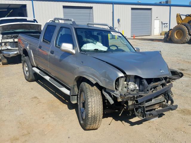 1N6ED29YX2C376122 - 2002 NISSAN FRONTIER C GRAY photo 1