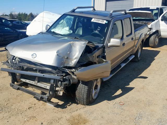 1N6ED29YX2C376122 - 2002 NISSAN FRONTIER C GRAY photo 2