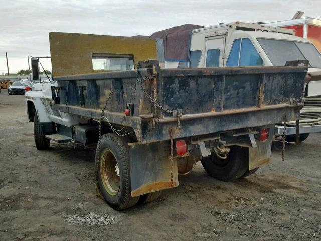 F60CRA99150 - 1967 FORD DUMP TRUCK WHITE photo 3