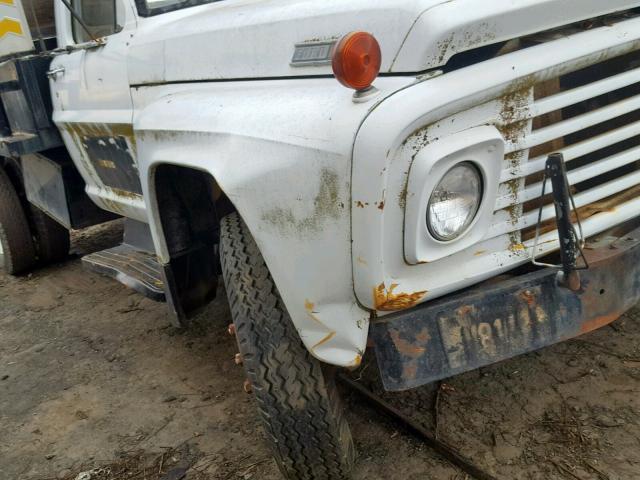 F60CRA99150 - 1967 FORD DUMP TRUCK WHITE photo 9