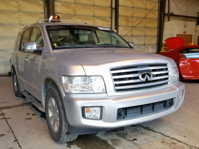 5N3AA08C46N803988 - 2006 INFINITI QX56 SILVER photo 1