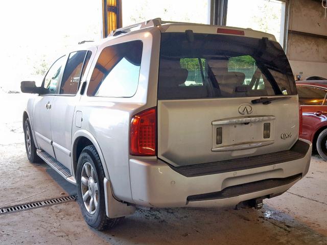 5N3AA08C46N803988 - 2006 INFINITI QX56 SILVER photo 3