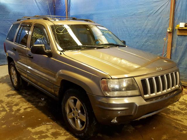 1J4GW48S74C424882 - 2004 JEEP GRAND CHER TAN photo 1