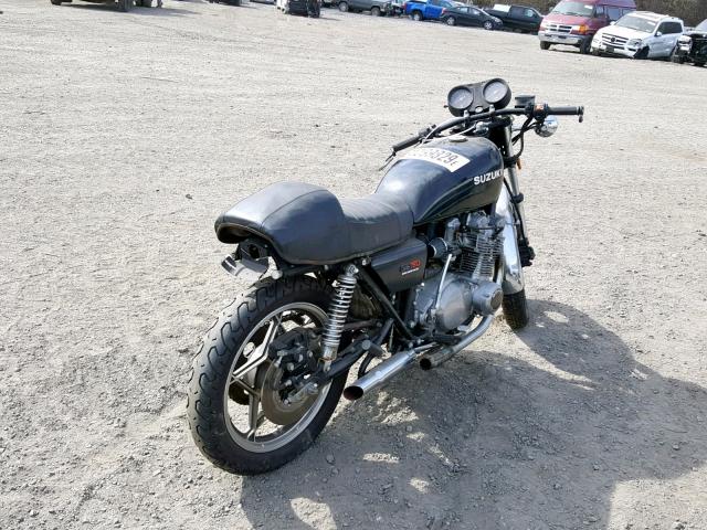 GS750E23039 - 1978 SUZUKI MOTORCYCLE BLACK photo 4