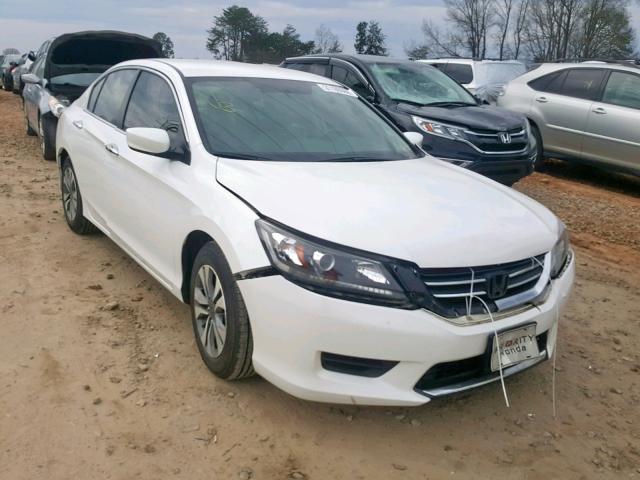 1HGCR2F36FA173896 - 2015 HONDA ACCORD LX WHITE photo 1