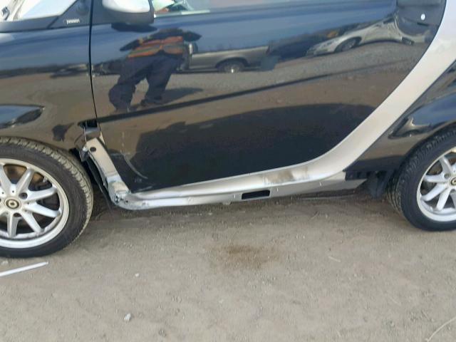 WMEEK31X78K149018 - 2008 SMART FORTWO PAS 黑色 照片 9