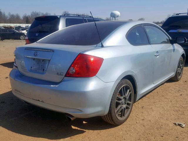 JTKDE177260083993 - 2006 TOYOTA SCION TC ლურჯი ფოტო 4