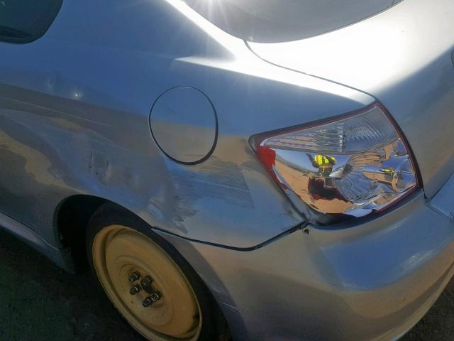 JTKDE177260083993 - 2006 TOYOTA SCION TC ლურჯი ფოტო 9