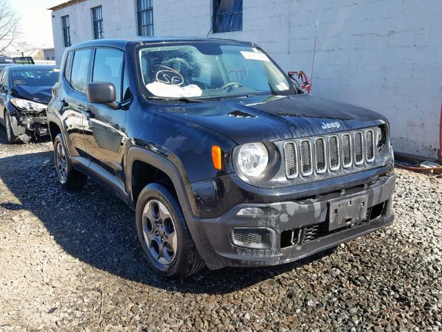 ZACCJBAT0GPD09678 - 2016 JEEP RENEGADE S 黑色 照片 1
