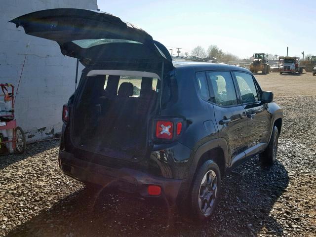 ZACCJBAT0GPD09678 - 2016 JEEP RENEGADE S 黑色 照片 4