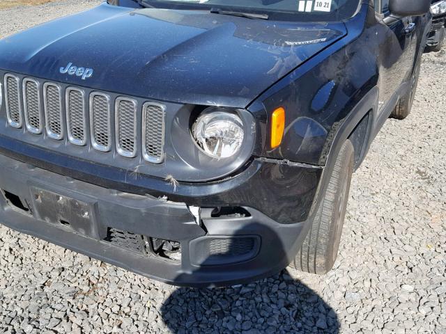 ZACCJBAT0GPD09678 - 2016 JEEP RENEGADE S 黑色 照片 9
