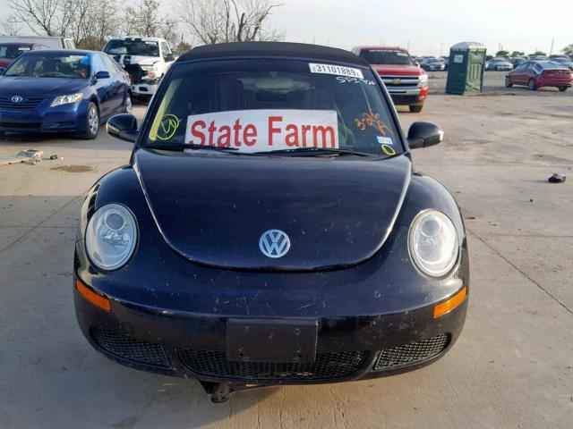 3VWRG31Y37M408232 - 2007 VOLKSWAGEN NEW BEETLE أسود صورة 9