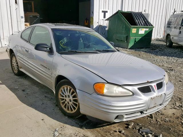 1G2NF12T51M628779 - 2001 PONTIAC GRAND AM S SILVER photo 1