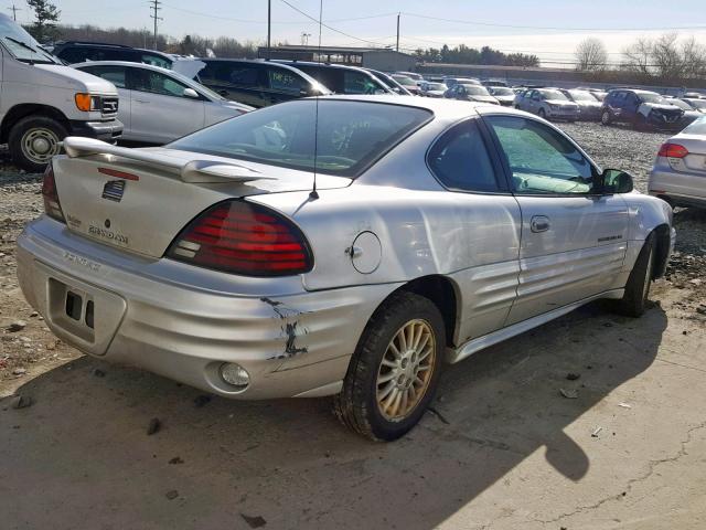 1G2NF12T51M628779 - 2001 PONTIAC GRAND AM S SILVER photo 4