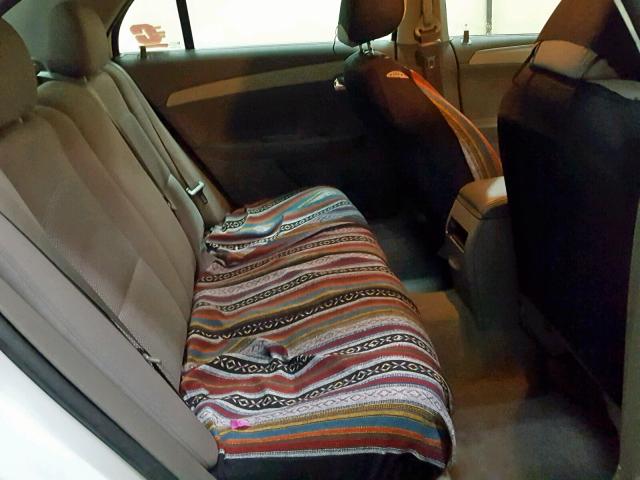 1G1ZB5E05CF189147 - 2012 CHEVROLET MALIBU LS WHITE photo 6