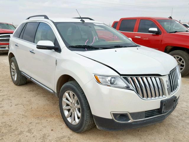 2LMDJ6JK9CBL07574 - 2012 LINCOLN MKX WHITE photo 1