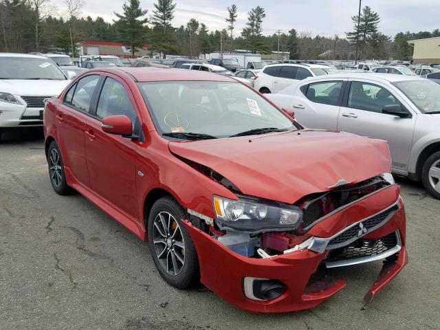 JA32V2FW2HU002112 - 2017 MITSUBISHI LANCER ES RED photo 1