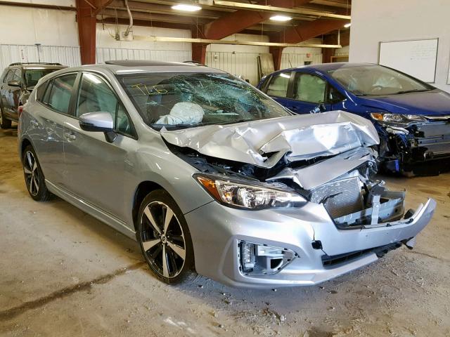 4S3GTAL60J3744158 - 2018 SUBARU IMPREZA SP SILVER photo 1