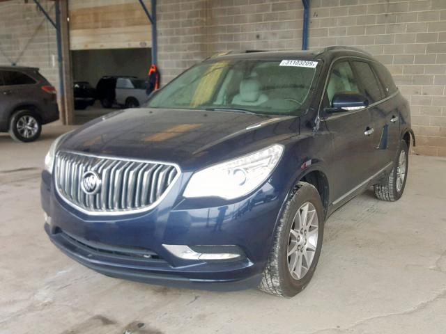 5GAKRBKD0GJ261354 - 2016 BUICK ENCLAVE BLUE photo 2