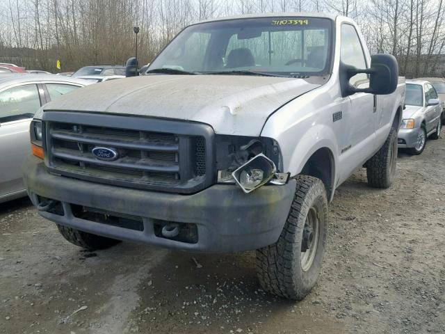 1FTSF31FXXEC53772 - 1999 FORD F350 SRW S SILVER photo 2