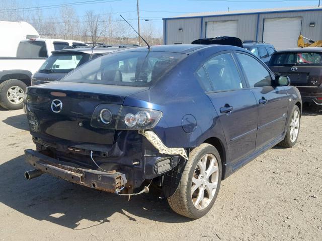 JM1BK324991207384 - 2009 MAZDA 3 S BLUE photo 4