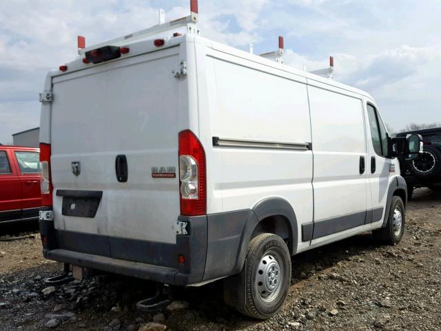 3C6TRVAG9HE542719 - 2017 RAM PROMASTER WHITE photo 4