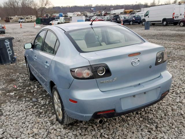 JM1BK32G371708018 - 2007 MAZDA 3 I BLUE photo 3