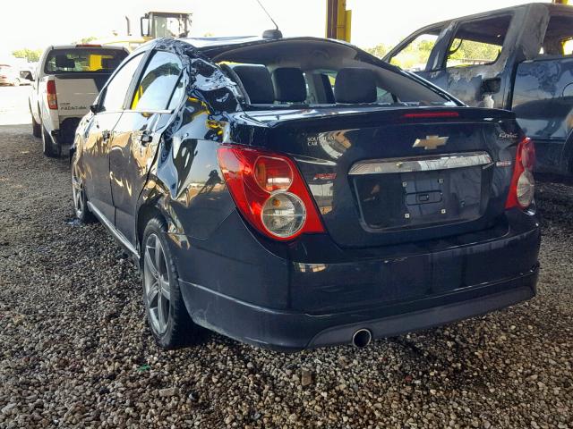 1G1JG5SB3F4149430 - 2015 CHEVROLET SONIC RS BLACK photo 3