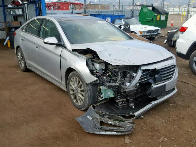 5NPE34AF5FH062528 - 2015 HYUNDAI SONATA SPO SILVER photo 1