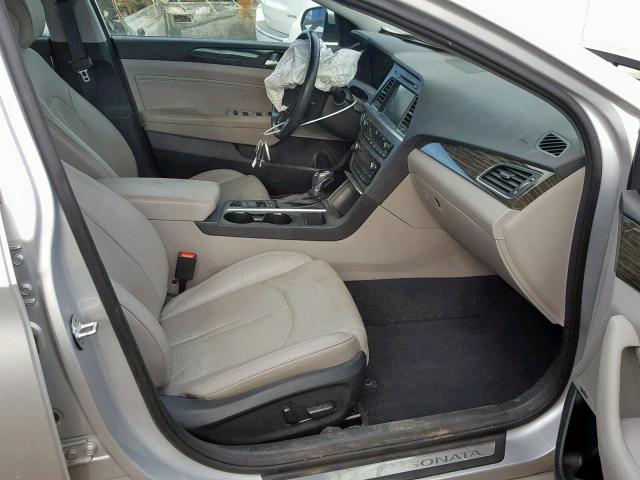 5NPE34AF5FH062528 - 2015 HYUNDAI SONATA SPO SILVER photo 5