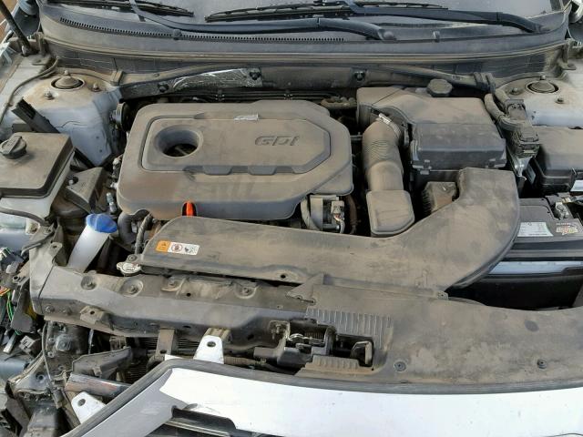 5NPE34AF5FH062528 - 2015 HYUNDAI SONATA SPO SILVER photo 7