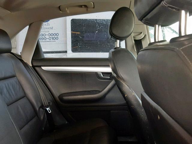 WAUAF78E08A080690 - 2008 AUDI A4 2.0T GRAY photo 6