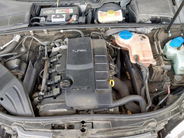 WAUAF78E08A080690 - 2008 AUDI A4 2.0T GRAY photo 7