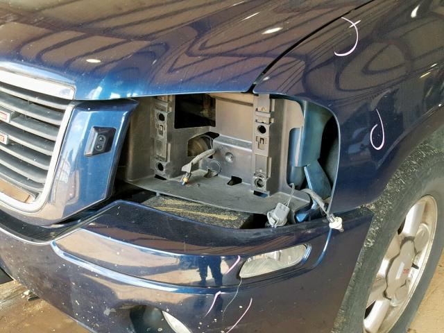 1GKDT13S632310355 - 2003 GMC ENVOY BLUE photo 10