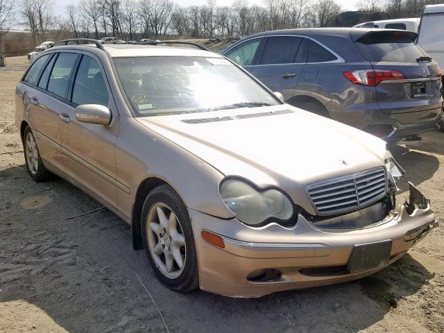 WDBRH81J64F542307 - 2004 MERCEDES-BENZ C 240 SPOR GOLD photo 1