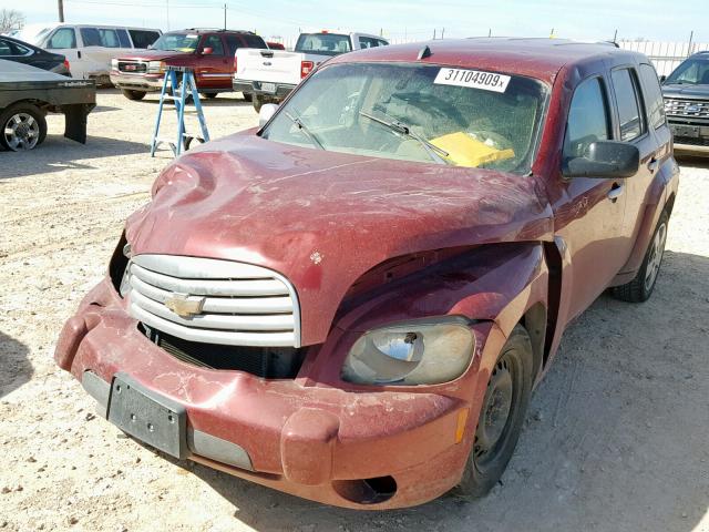 3GNDA13D87S550592 - 2007 CHEVROLET HHR LS Կարմիր լուսանկար 2