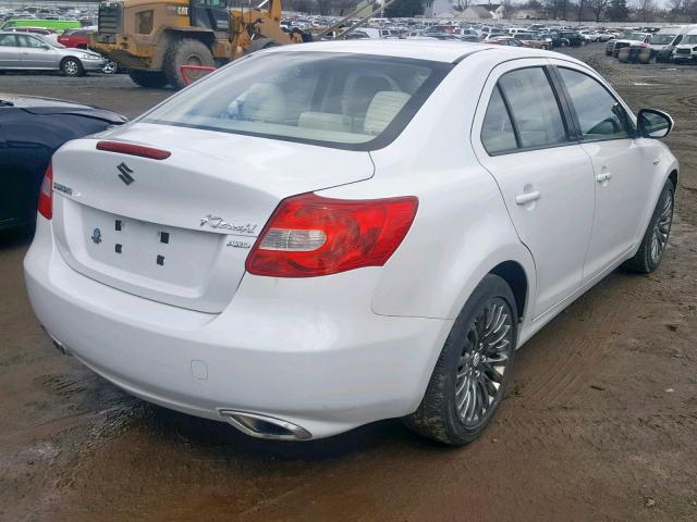 JS2RF9A31B6111035 - 2011 SUZUKI KIZASHI SE WHITE photo 4