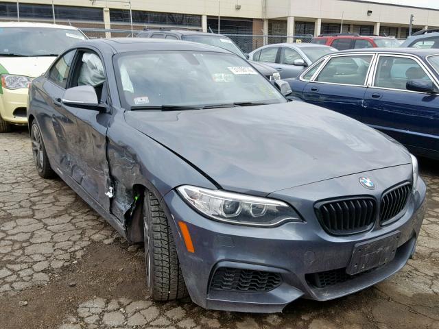 WBA1J7C59EV253293 - 2014 BMW M235I GRAY photo 1