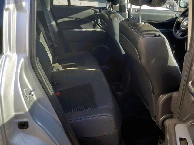 1C4NJDAB0ED607929 - 2014 JEEP COMPASS SP SILVER photo 6