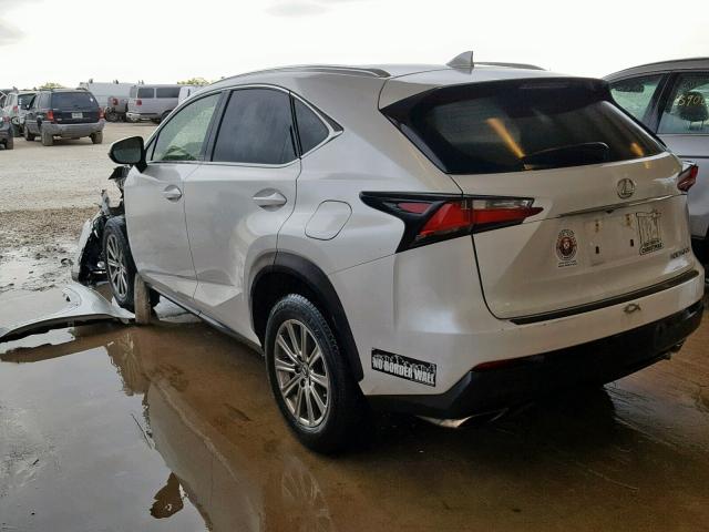 JTJYARBZ3F2001380 - 2015 LEXUS NX 200T WHITE photo 3