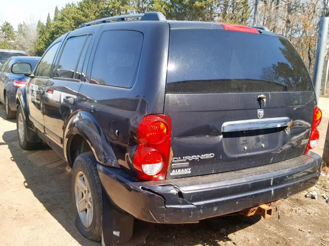 1D4HB58266F165091 - 2006 DODGE DURANGO LI BLACK photo 3