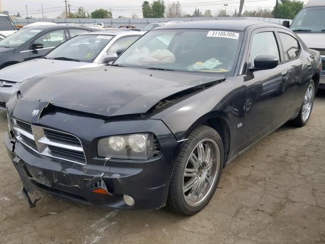 2B3KA33V59H534300 - 2009 DODGE CHARGER SX BLACK photo 2